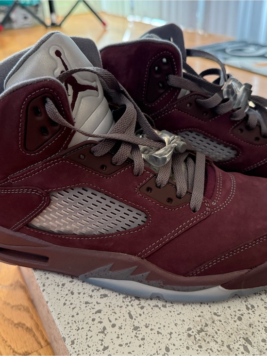 Jordan Other - Jordan Men’s Burgundy and Gray Suede Basketball Sneakers Sz 11